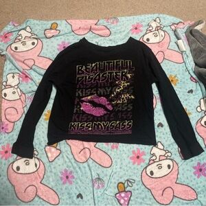 Beautiful Disaster Black Long Sleeve Tee